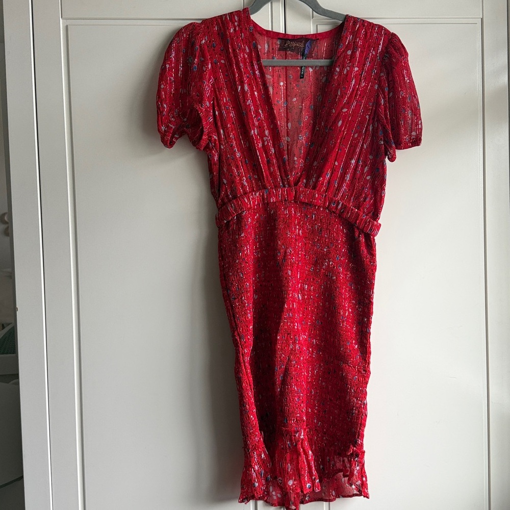 EUC Free People Baby Love Smocked Bodycon Dress - Picture 5 of 8